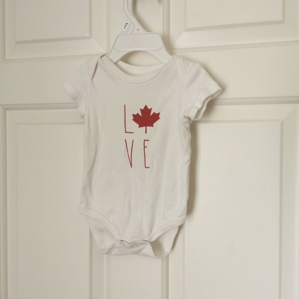 3/$20 Rae dunn onesie size 3-6 m